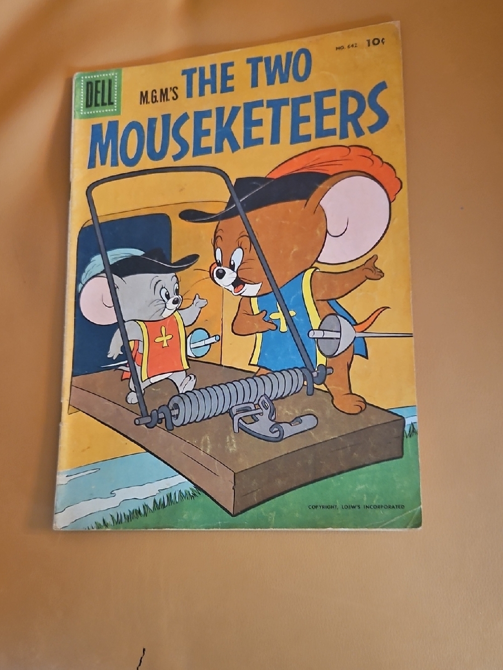 Dell Four Color Comic #642, The Two Musketeers 1955